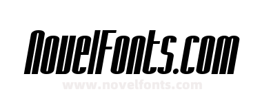 SF Iron Gothic Bold Oblique