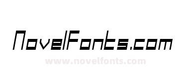 SF Square Head Condensed Italic