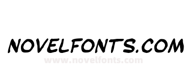 SF Toontime Blotch Bold Italic