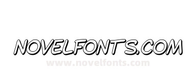 SF Toontime Shaded Italic