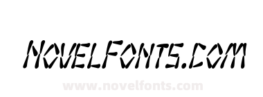 SF Wasabi Condensed Bold Italic