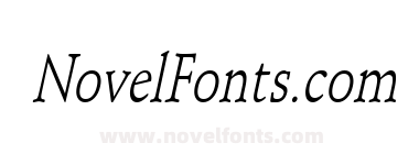 Schroeder Condensed Italic
