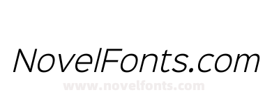 Sinkin Sans 300 Light Italic
