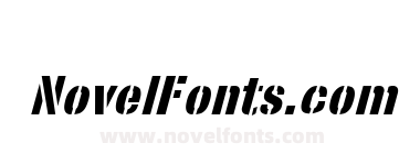 StencilSans Bold Italic