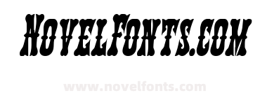 Texas Ranger Condensed Italic