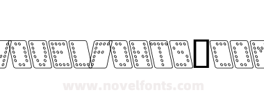 Domino normal kursiv omrids