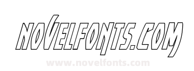 Yankee Clipper Outline Italic