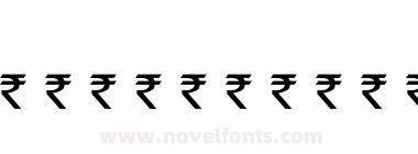 rupee symbol font