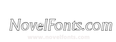 AdelonOutlineItalic