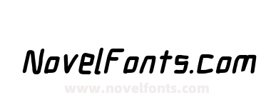 Electronic Heavy Italic