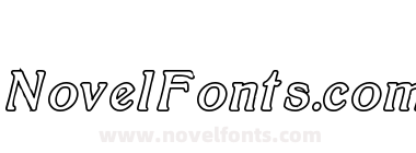 BoltonItalicOutline