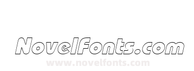 BordeauxBlackOutlineItalic