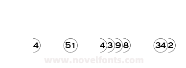 BulletNumbers Copperplate Pos
