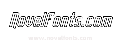 Empanada Outline Italic
