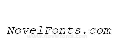 Courier New Italic