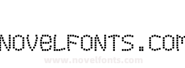 Exit font for a film