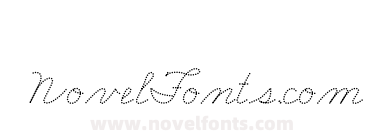 FRB American Cursive DottedMedium