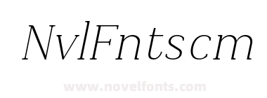 Kulachat Serif Oblique DEMO ExtraLight