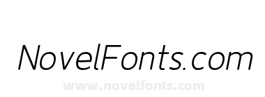 Fineness Pro Light Italic