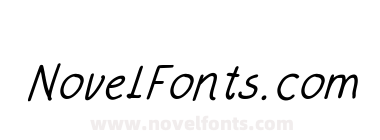 NewFont Medium Oblique
