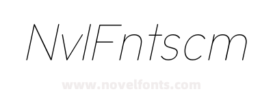 Opun DEMO Thin Italic