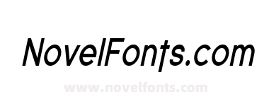 Florencesans Cond Bold Italic