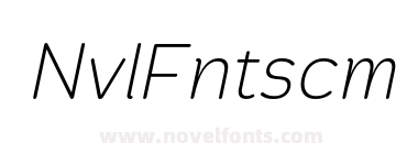 Pawmor DEMO ExtraLight Italic