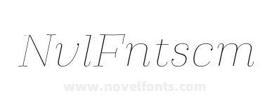 Phongphrai DEMO Thin Italic