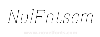 Witthayakhom DEMO Thin Italic