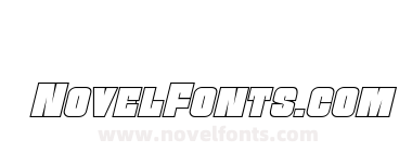 Funk Machine Outline Italic