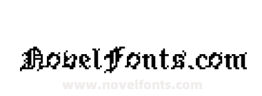 pixeled_english_font