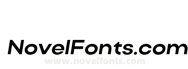 Actay Wide Bold Italic