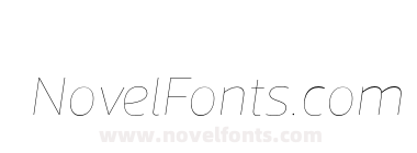 Acto Hairline Italic