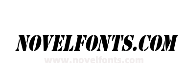 GI Stencil-Condensed Italic