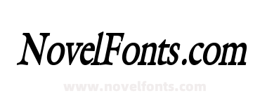 Galant Condensed BoldItalic
