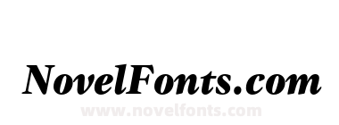 Gamma ITC Std Black Italic