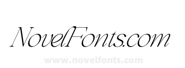 Beautiful Comethrue Thin Ultra Condensed Italic