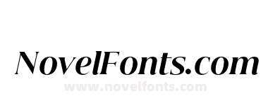 Beautique Display Black Italic
