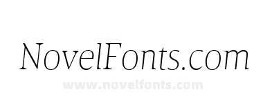 Breve Title Thin Italic