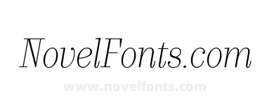 Bw Pose No 5 DEMO Thin Italic