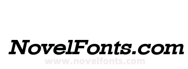 Geo 986 Wide Bold Italic