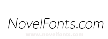 Conqueror Sans Thin Italic