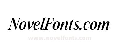 Denton Condensed Test Medium Italic