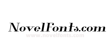 Glamor Bold Extended Italic