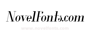 Glamor Condensed Italic