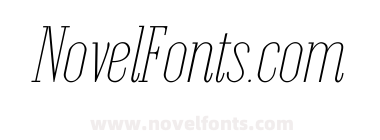 Emberly Thin Italic