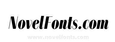 FSP DEMO Alonzo Cnd Extrabold Italic Regular