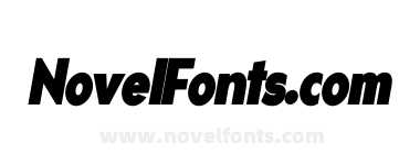 Gonzi Condensed PERSONAL USE Black Italic