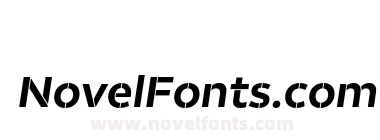 FSP DEMO Helios Stencil Bold Italic Regular