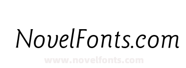 GoudySansBookItalic
